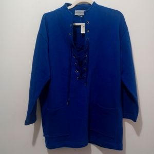 Made expressly for Bloomingdale's Women Vintage Blue Top size Large